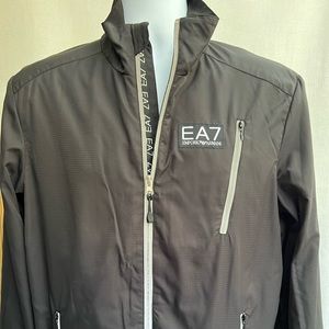Men’s “EA7 Emporio Armani” Hooded Black Jacket